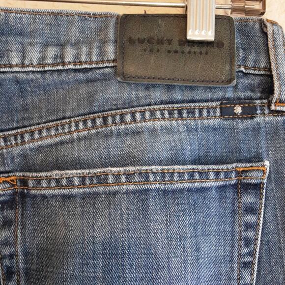 Lucky Brand Mid-Rise Authentic Straight Leg Medium Wash Cotton Denim Jeans 12/31 - Picture 6 of 16